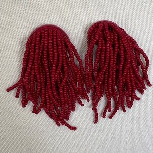 Sugarfix Red Beaded Earrings